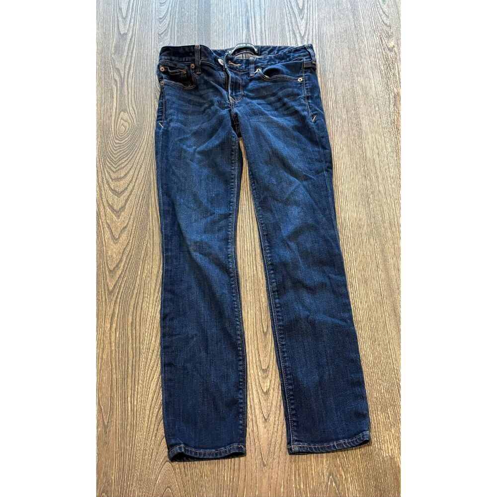 Express Jeans Stella Skinny Jeans Low Rise Denim Medium Wash Blue Size 2 Short